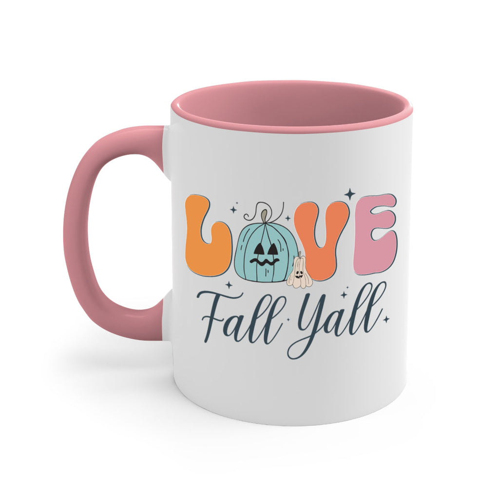 Love Fall Yall 413#- fall-Mug / Coffee Cup