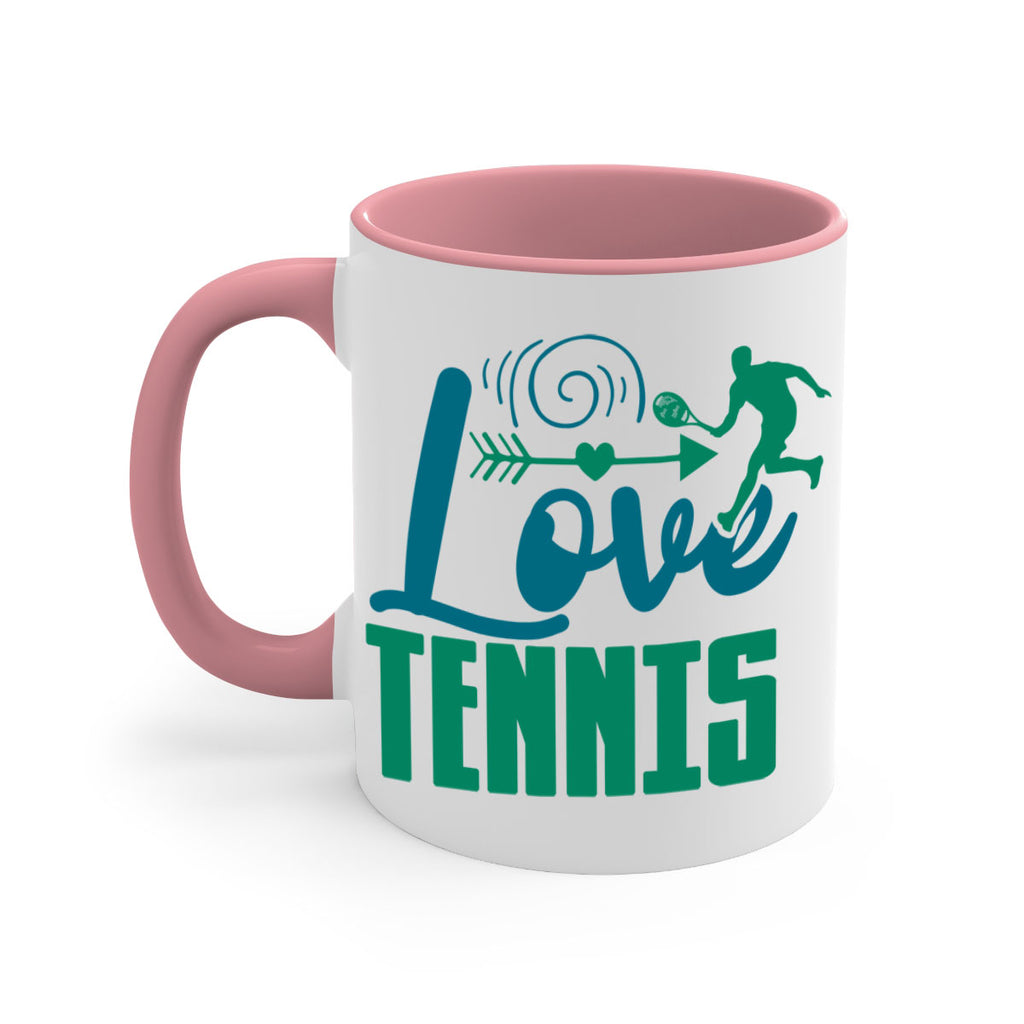 Love Tennis 729#- tennis-Mug / Coffee Cup