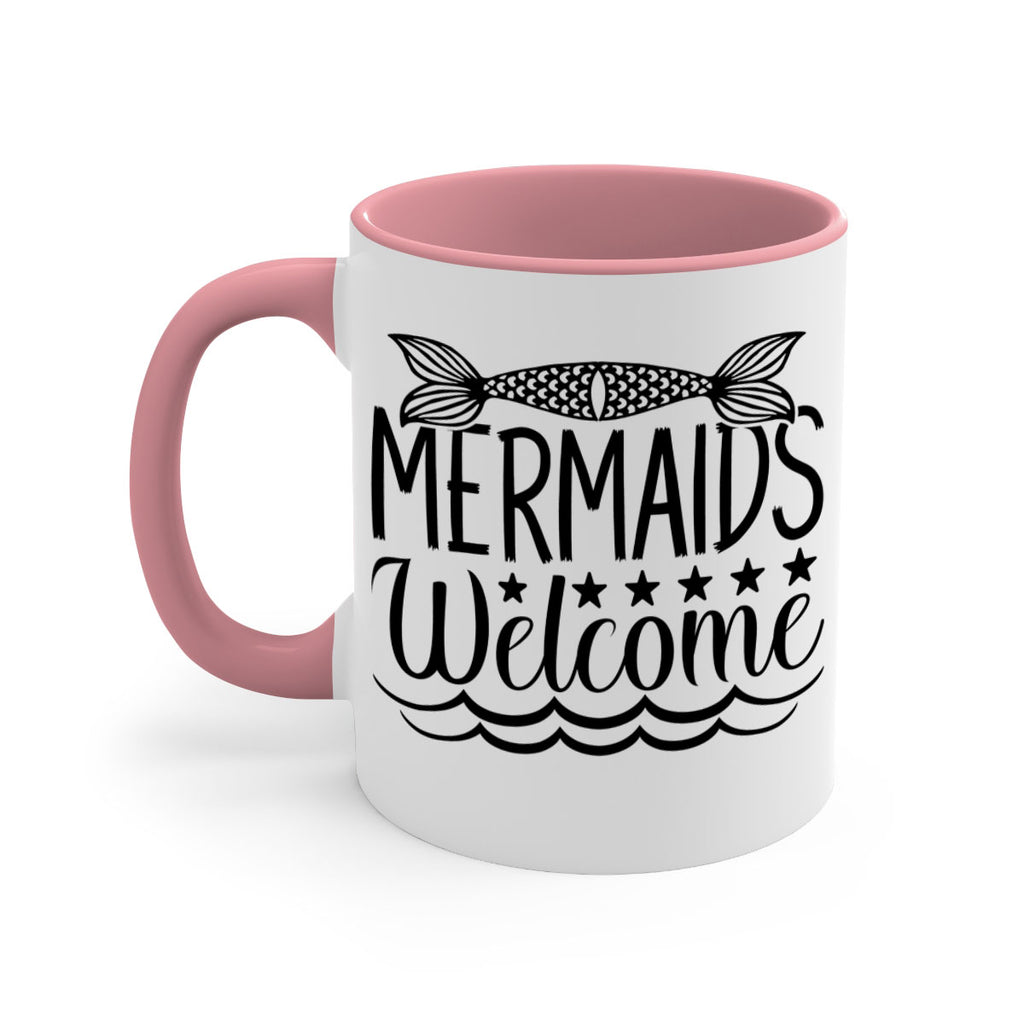 Mermaids Welcome 496#- mermaid-Mug / Coffee Cup