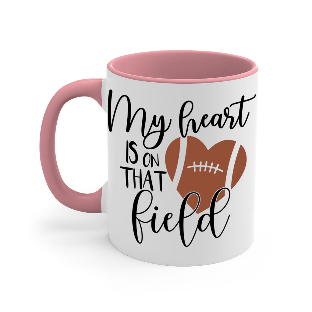 My heart is on that field 639#- football-Mug / Coffee Cup