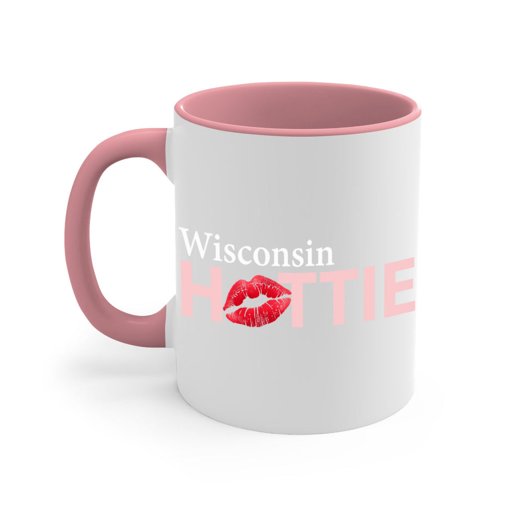 Wisconsin Hottie With Red Lips 103#- Hottie Collection-Mug / Coffee Cup