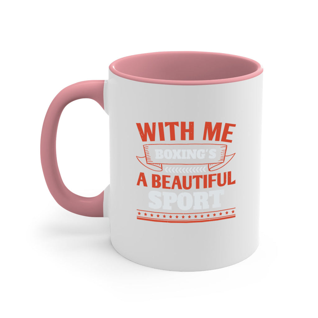 With me boxings a beautiful sport 1736#- boxing-Mug / Coffee Cup