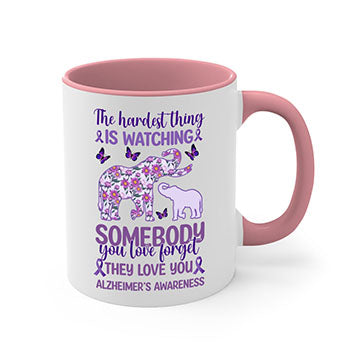 AlzheimerS Awareness Purple Elephant 16#- alzheimers-Mug / Coffee Cup