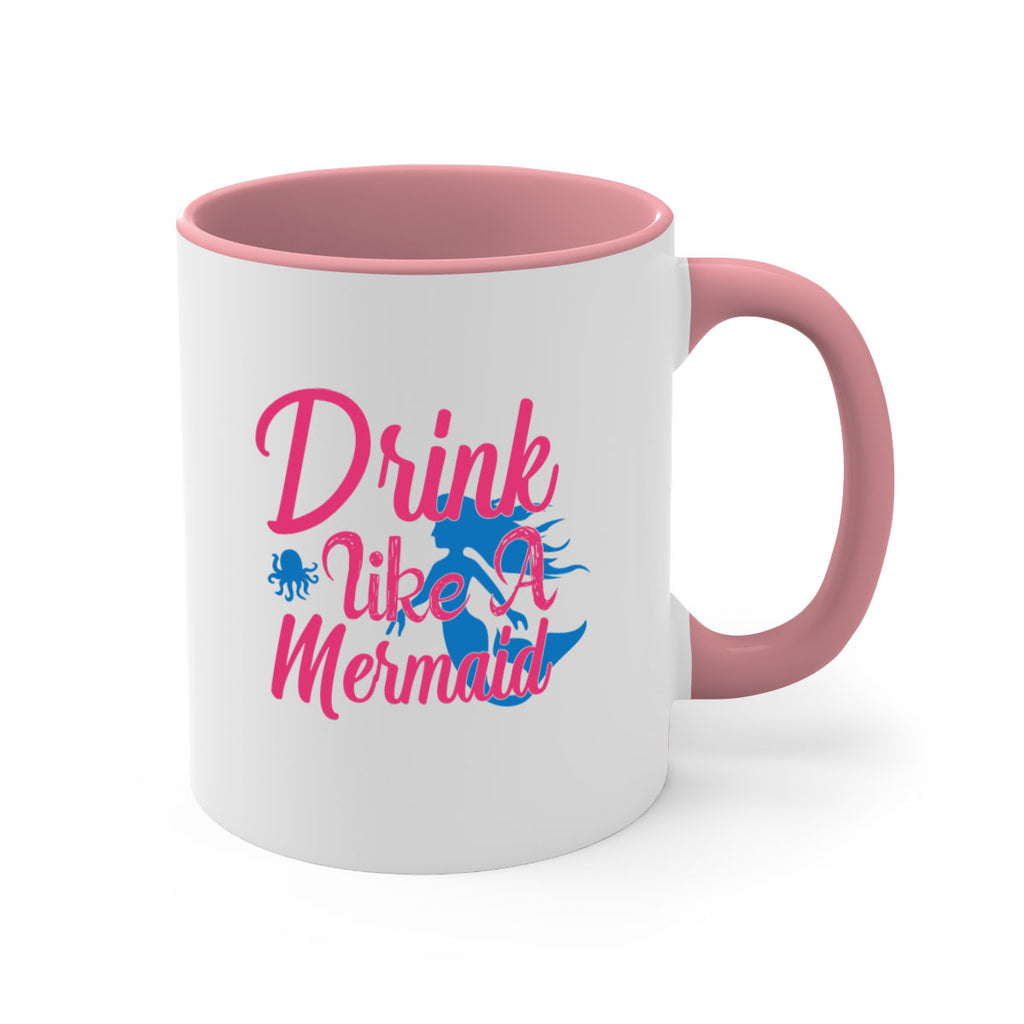 Drink Like A Mermaid 140#- mermaid-Mug / Coffee Cup