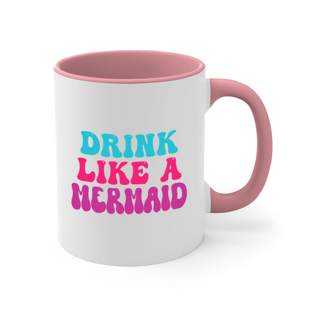 Drink Like A Mermaid 141#- mermaid-Mug / Coffee Cup