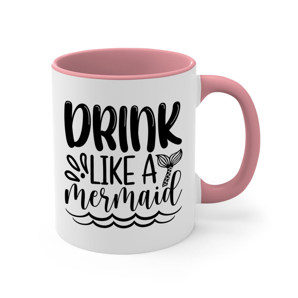Drink Like A Mermaid 145#- mermaid-Mug / Coffee Cup