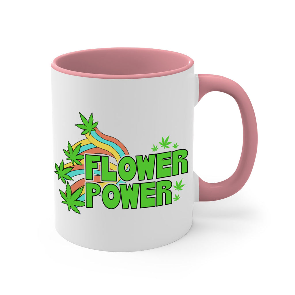 Flower Power Cannabis leaf 86#- marijuana-Mug / Coffee Cup