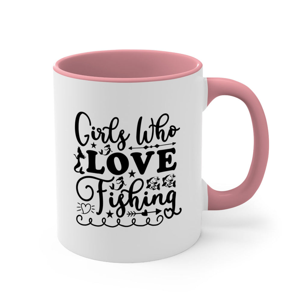 Girls Who Love Fishing 188#- mermaid-Mug / Coffee Cup