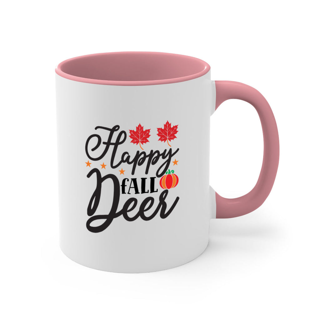 Happyfalldeer 254#- fall-Mug / Coffee Cup