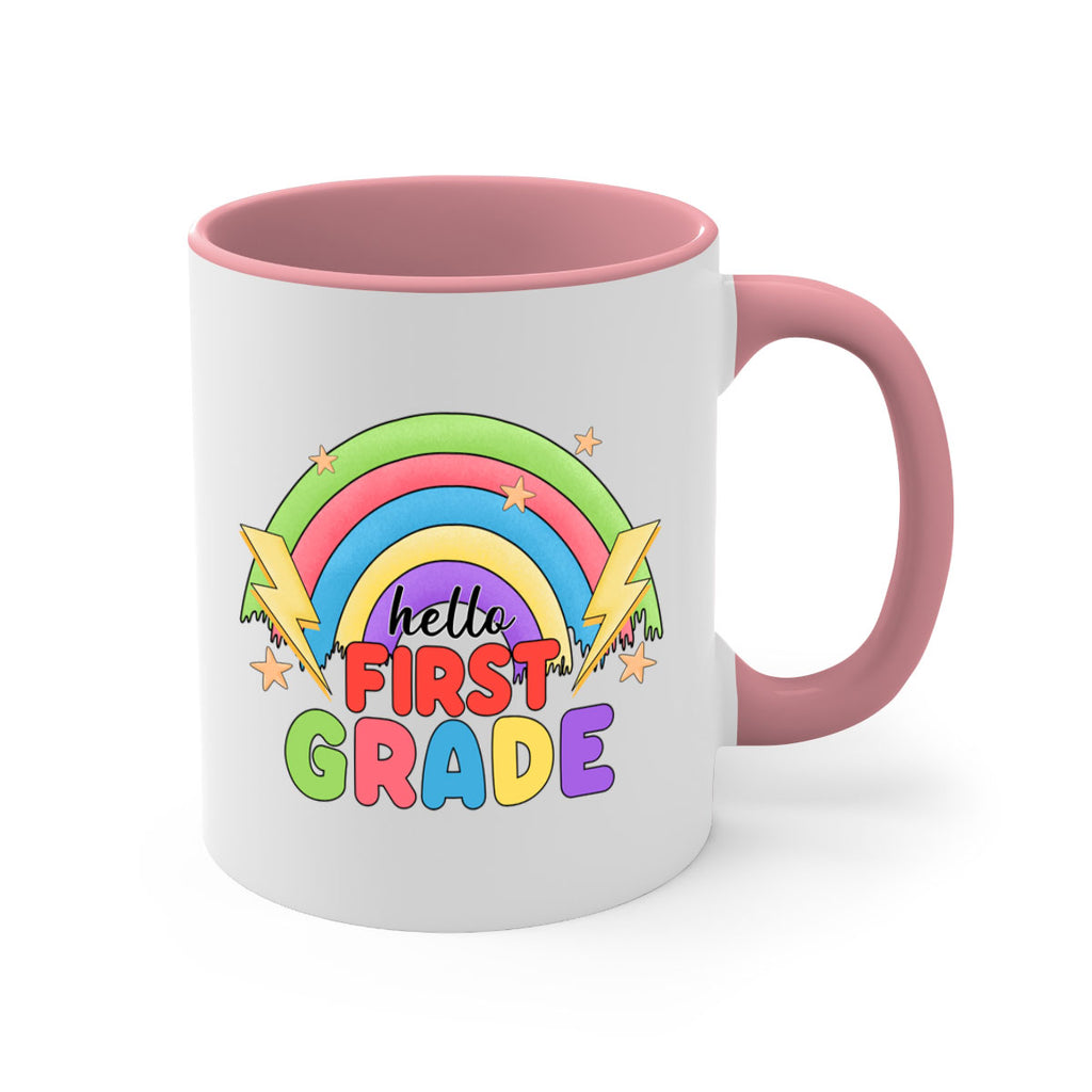 Hello 1st Grade Rainbow 13#- First Grade-Mug / Coffee Cup