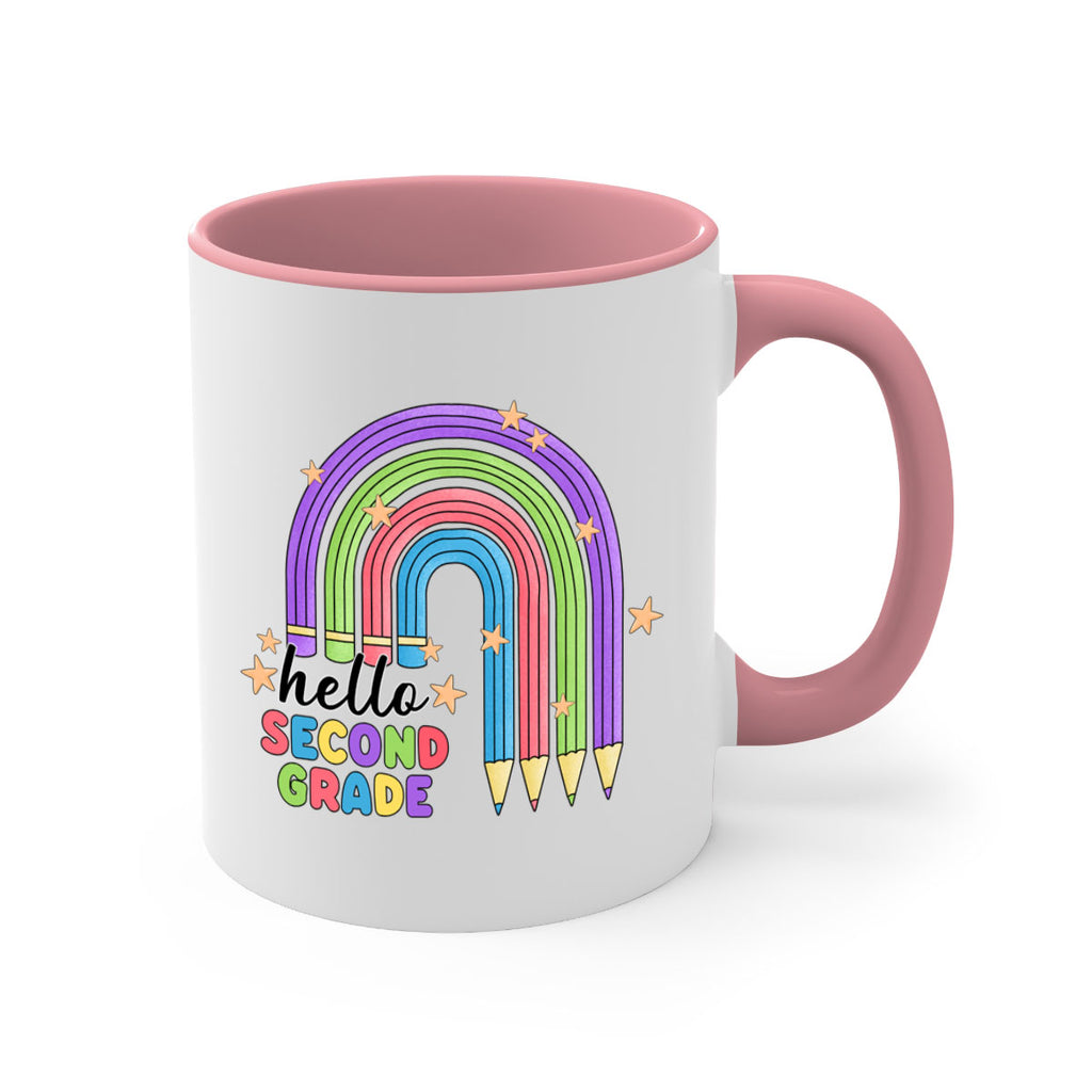 Hello 2nd Grade Pencil Rainbow 11#- second grade-Mug / Coffee Cup