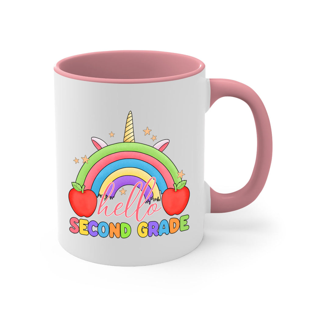 Hello 2nd Grade Unicorn Rainbow 13#- second grade-Mug / Coffee Cup