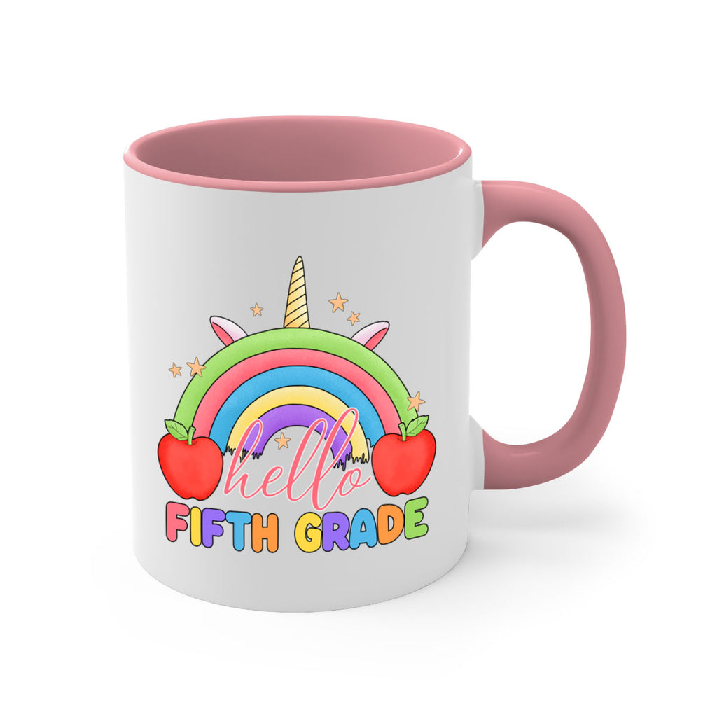 Hello 5th Grade Unicorn Rainbow 15#- 5th grade-Mug / Coffee Cup