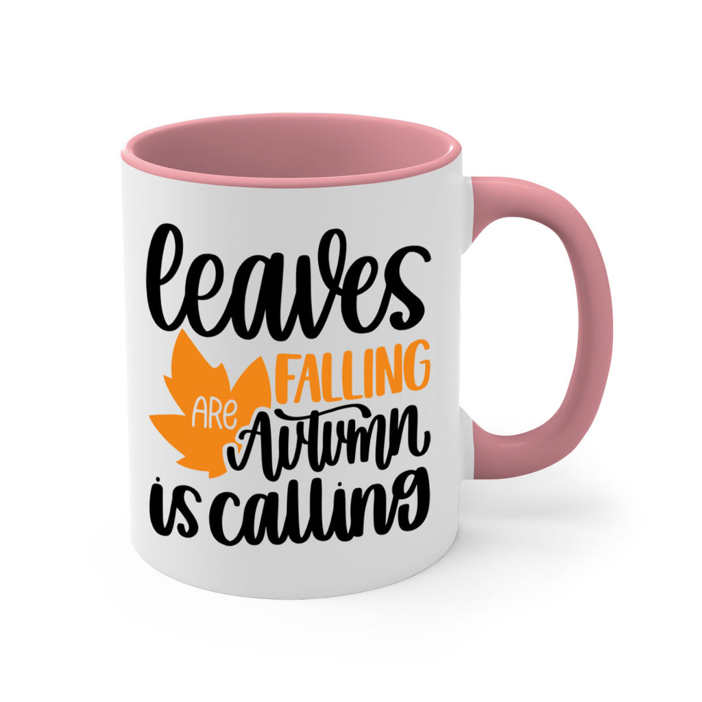 Leaves Are Falling Autumn Is Calling 502#- fall-Mug / Coffee Cup