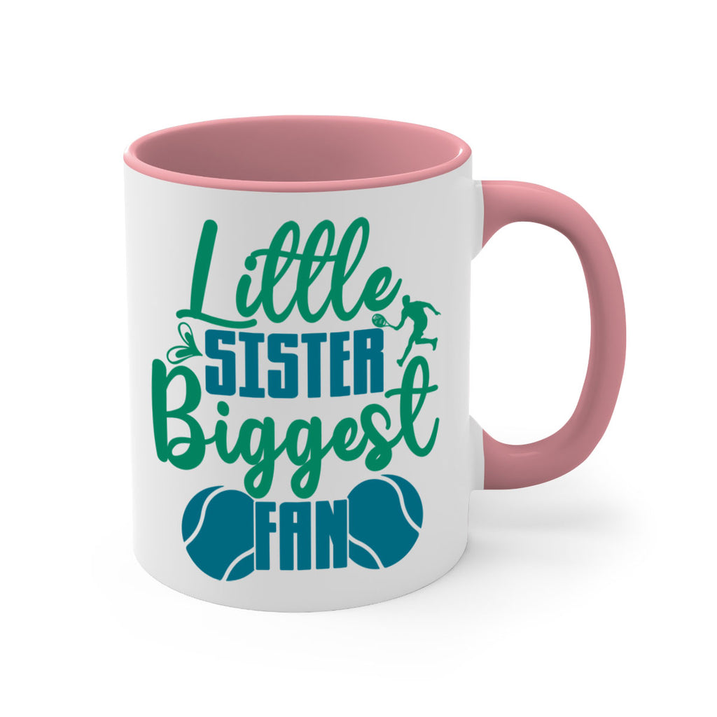 Little Sister Biggest Fan 871#- tennis-Mug / Coffee Cup