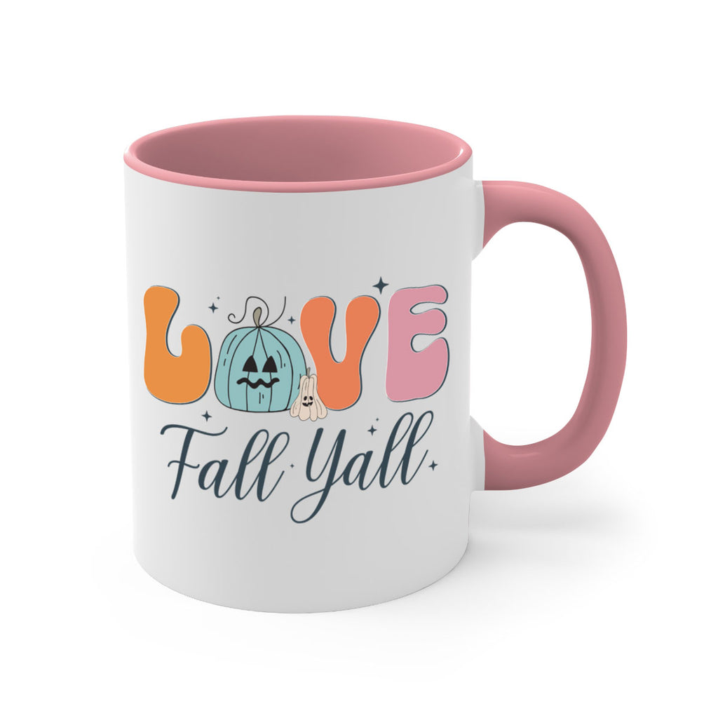 Love Fall Yall 413#- fall-Mug / Coffee Cup
