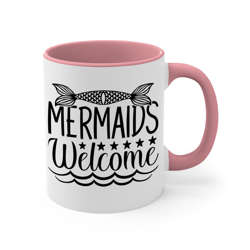 Mermaids Welcome 496#- mermaid-Mug / Coffee Cup