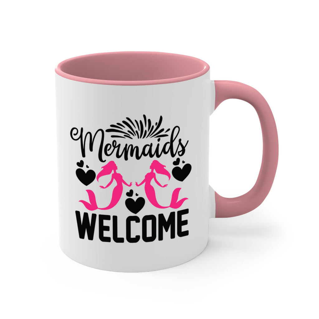 Mermaids Welcome 499#- mermaid-Mug / Coffee Cup