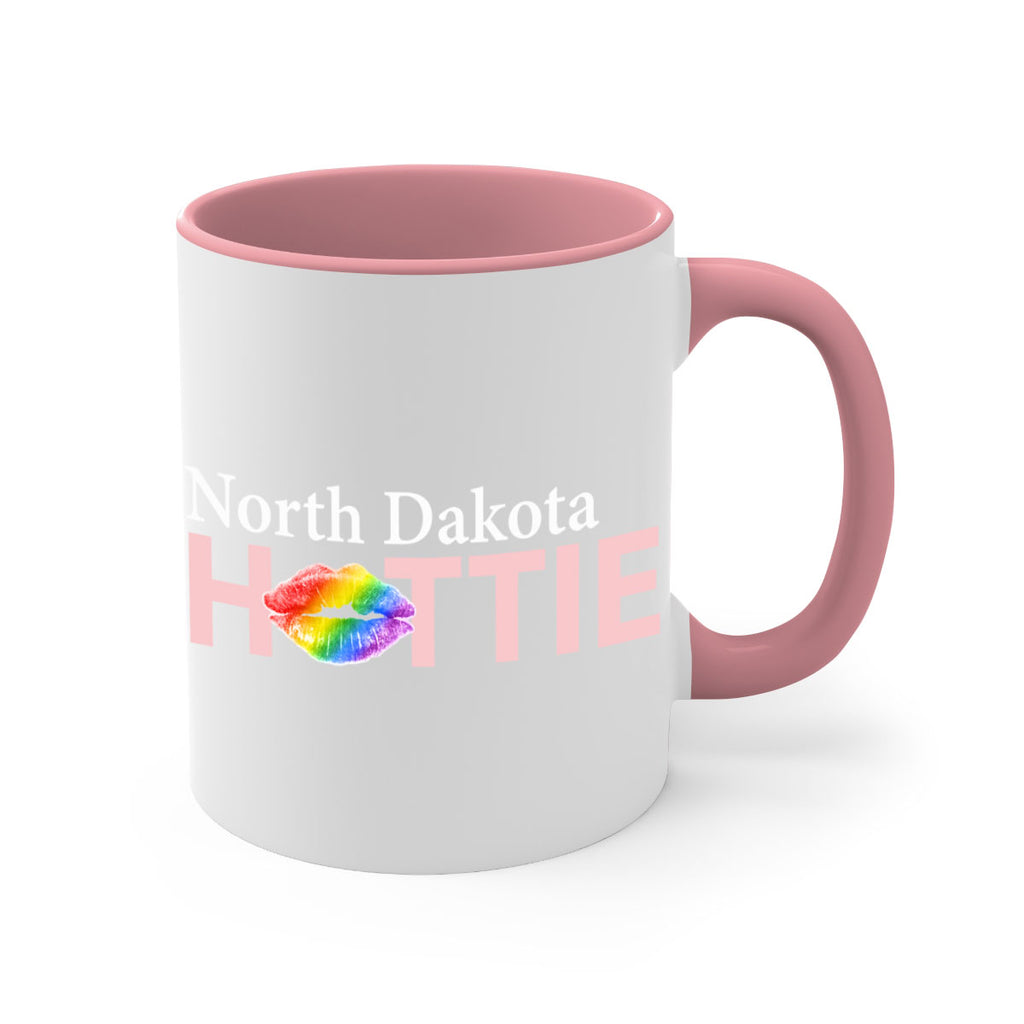 North Dakota Hottie with rainbow lips 85#- Hottie Collection-Mug / Coffee Cup