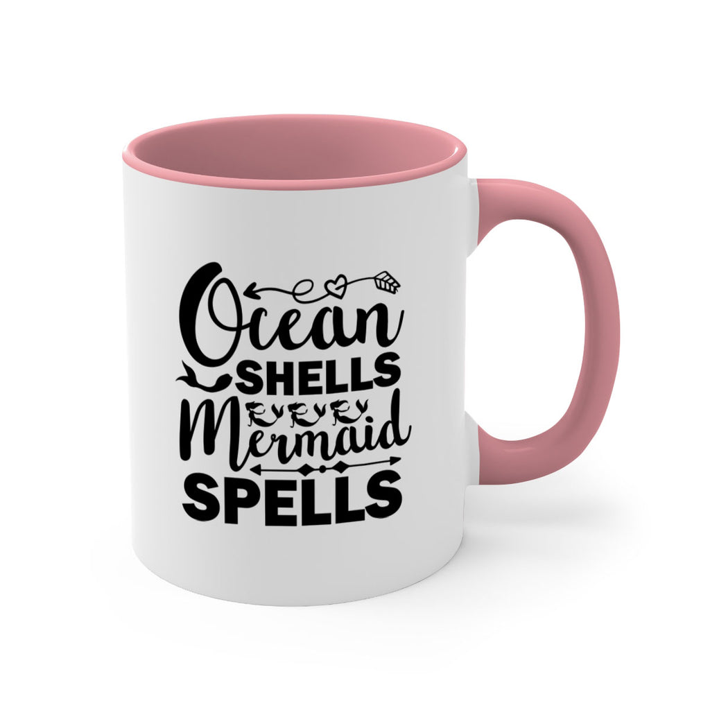 Ocean Shells Mermaid Spells 521#- mermaid-Mug / Coffee Cup