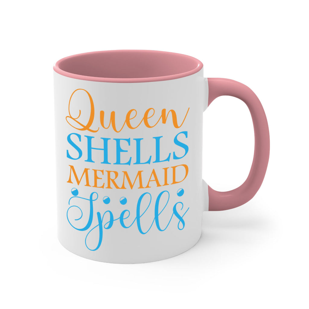 Queen Shells Mermaid Spells 546#- mermaid-Mug / Coffee Cup