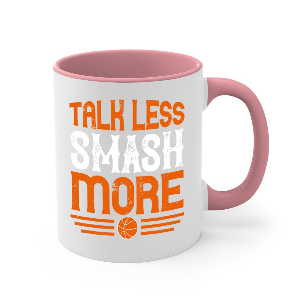 Talk less smash more 1777#- basketball-Mug / Coffee Cup