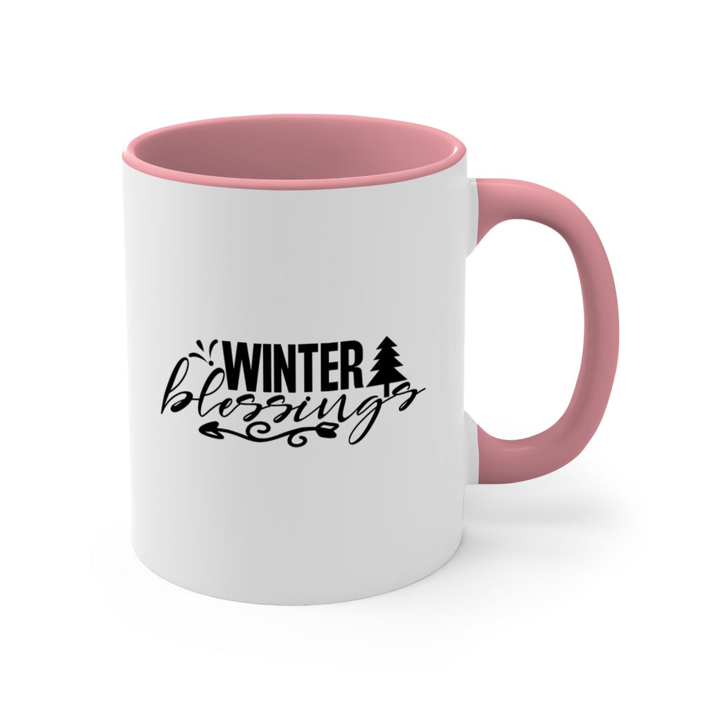 Winter Blessings 496#- winter-Mug / Coffee Cup