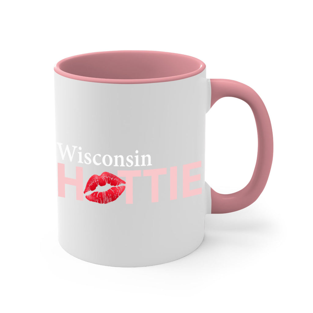Wisconsin Hottie With Red Lips 103#- Hottie Collection-Mug / Coffee Cup