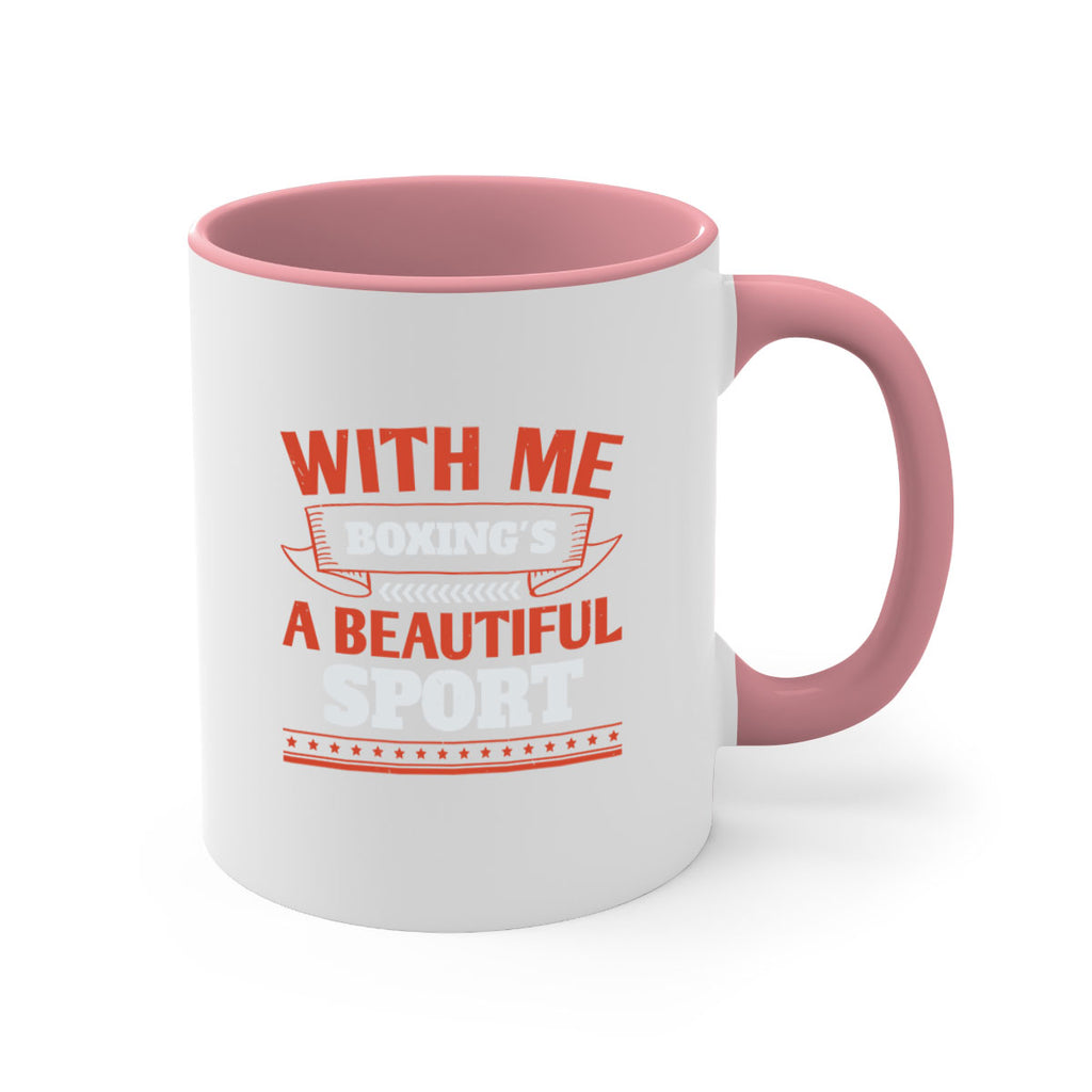 With me boxings a beautiful sport 1736#- boxing-Mug / Coffee Cup