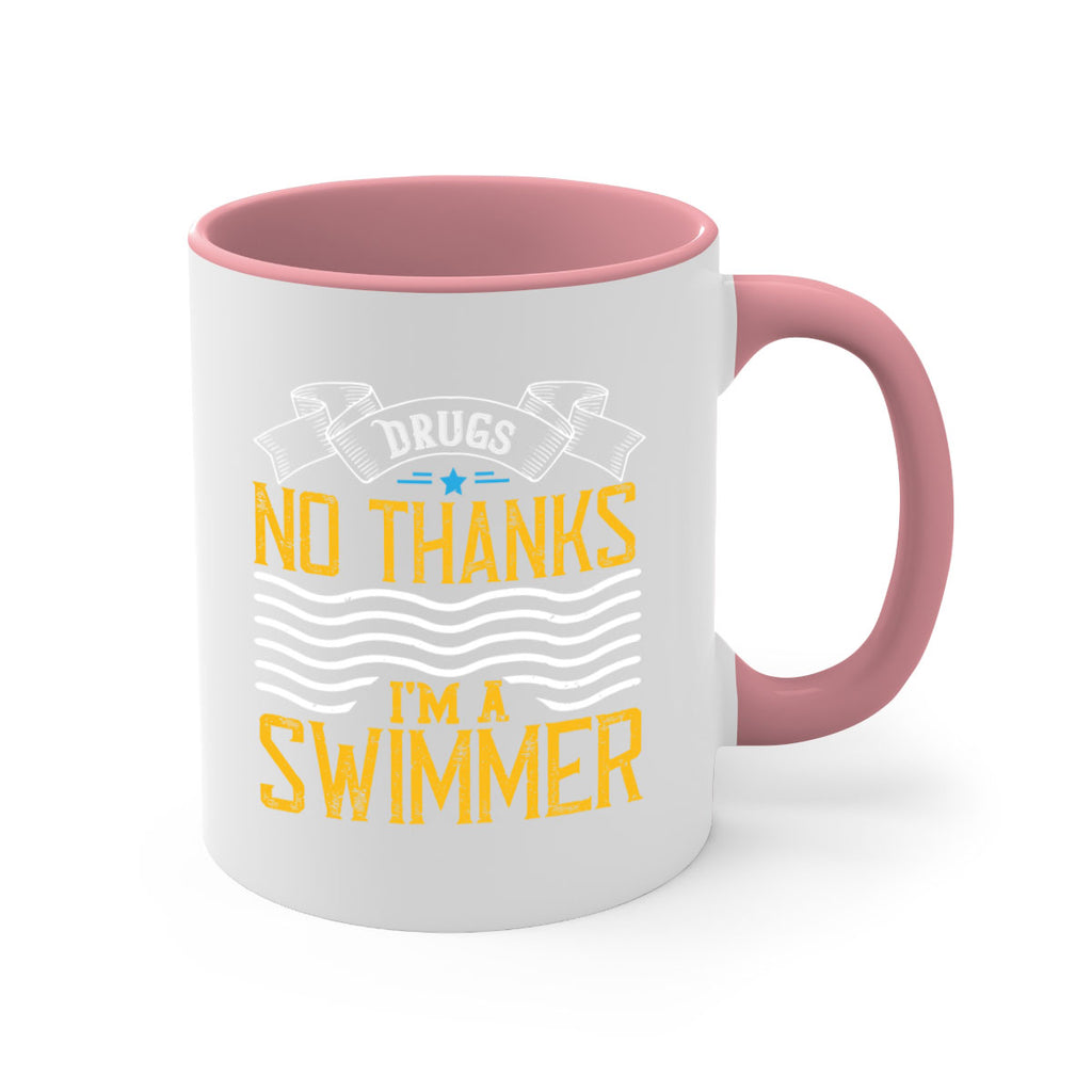 drugs No thanks im a swimmer 1324#- swimming-Mug / Coffee Cup