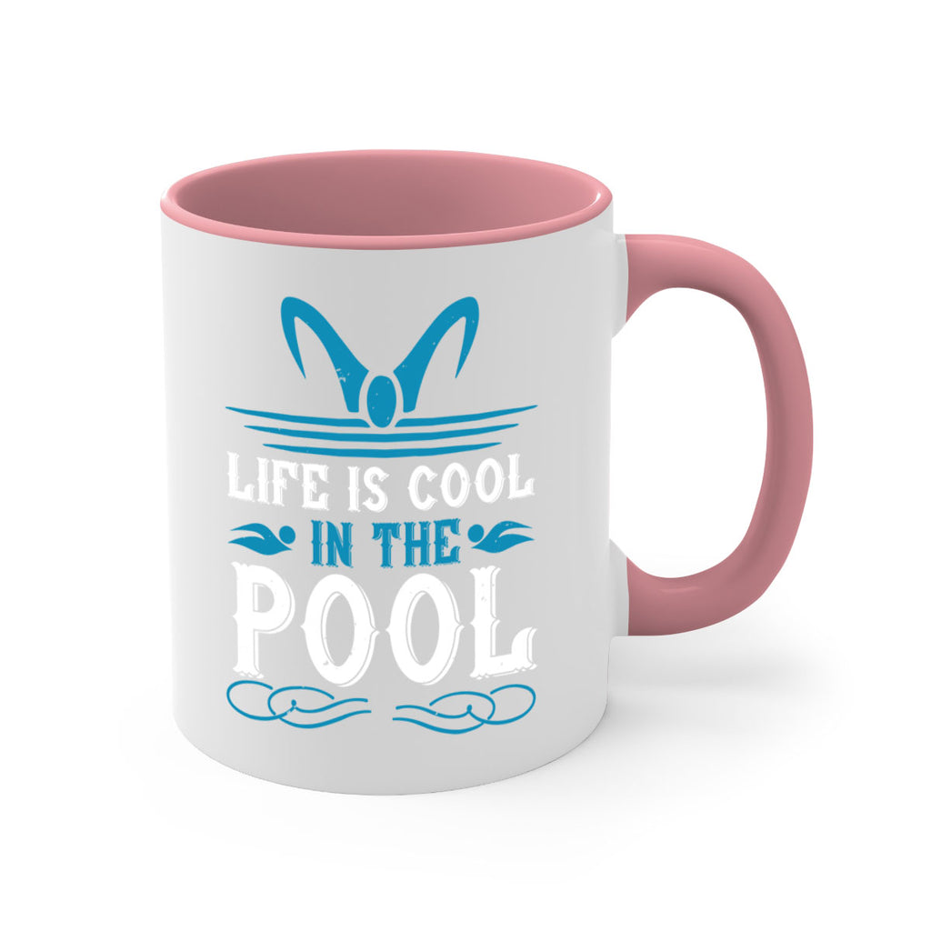 life is cool in the pool 899#- swimming-Mug / Coffee Cup