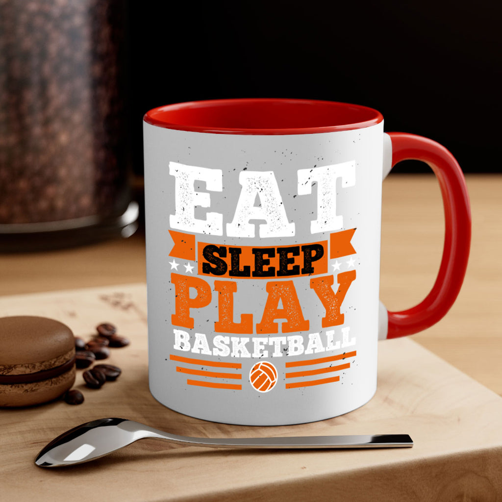 A Eat sleep play volleyball 2334#- basketball-Mug / Coffee Cup