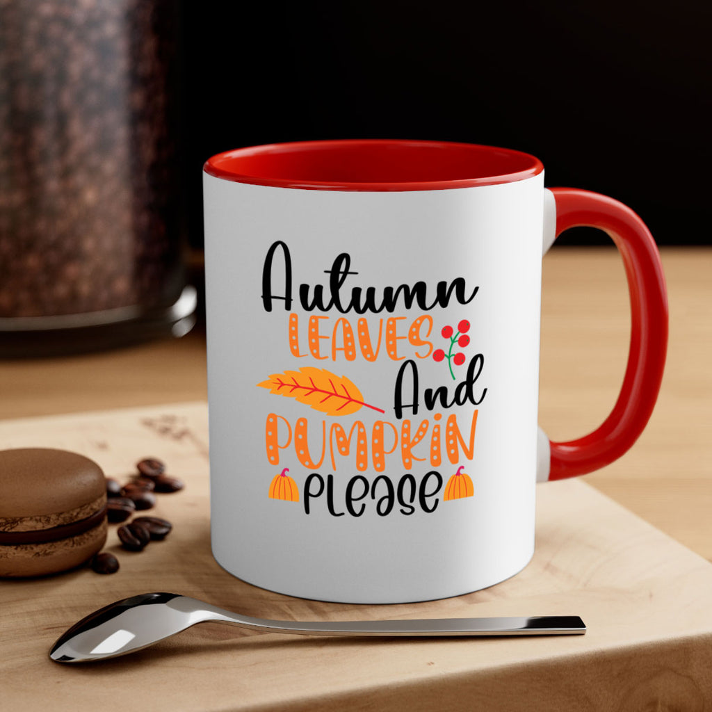 Autumn Leaves And Pumpkin Please 26#- fall-Mug / Coffee Cup