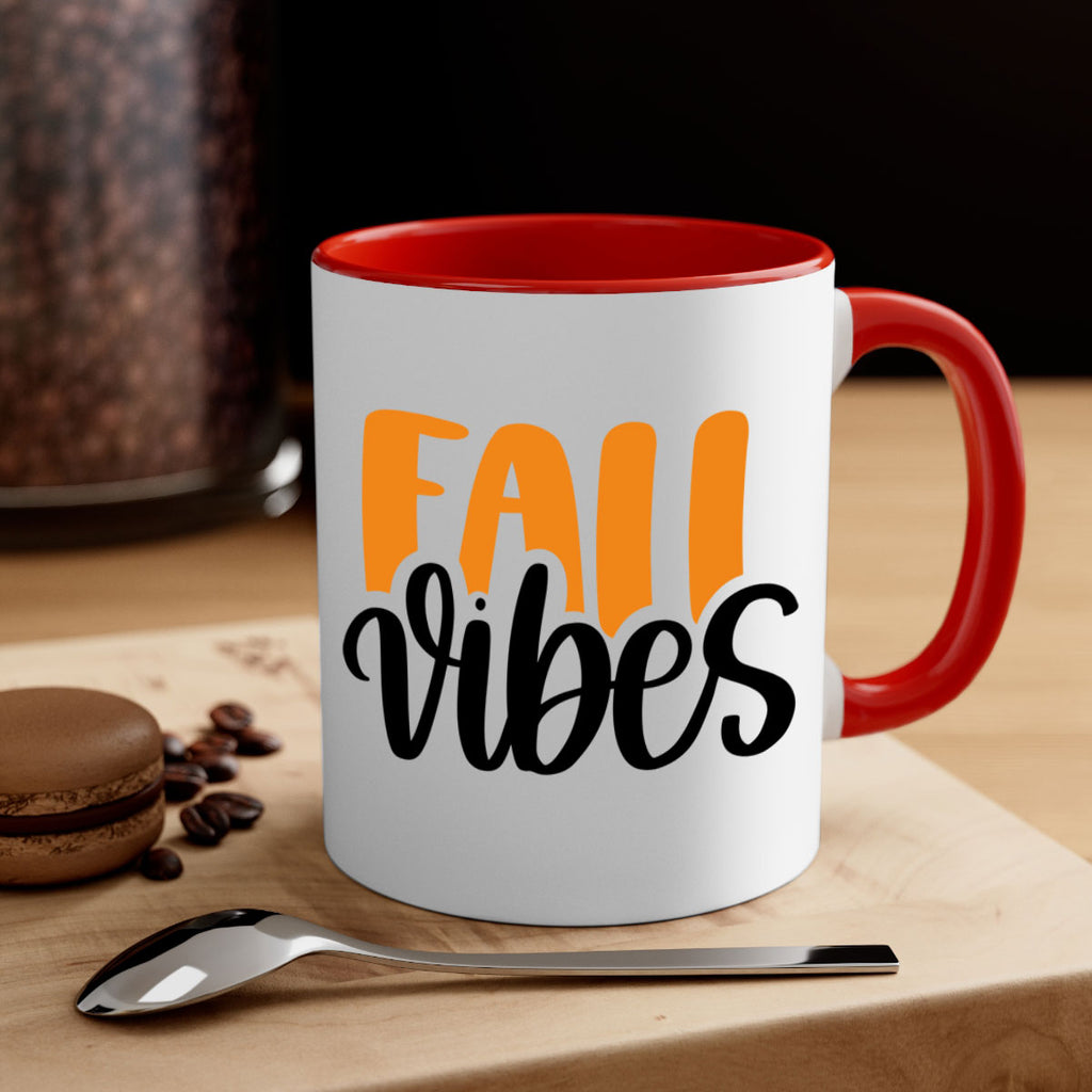 Fall Vibes 487#- fall-Mug / Coffee Cup