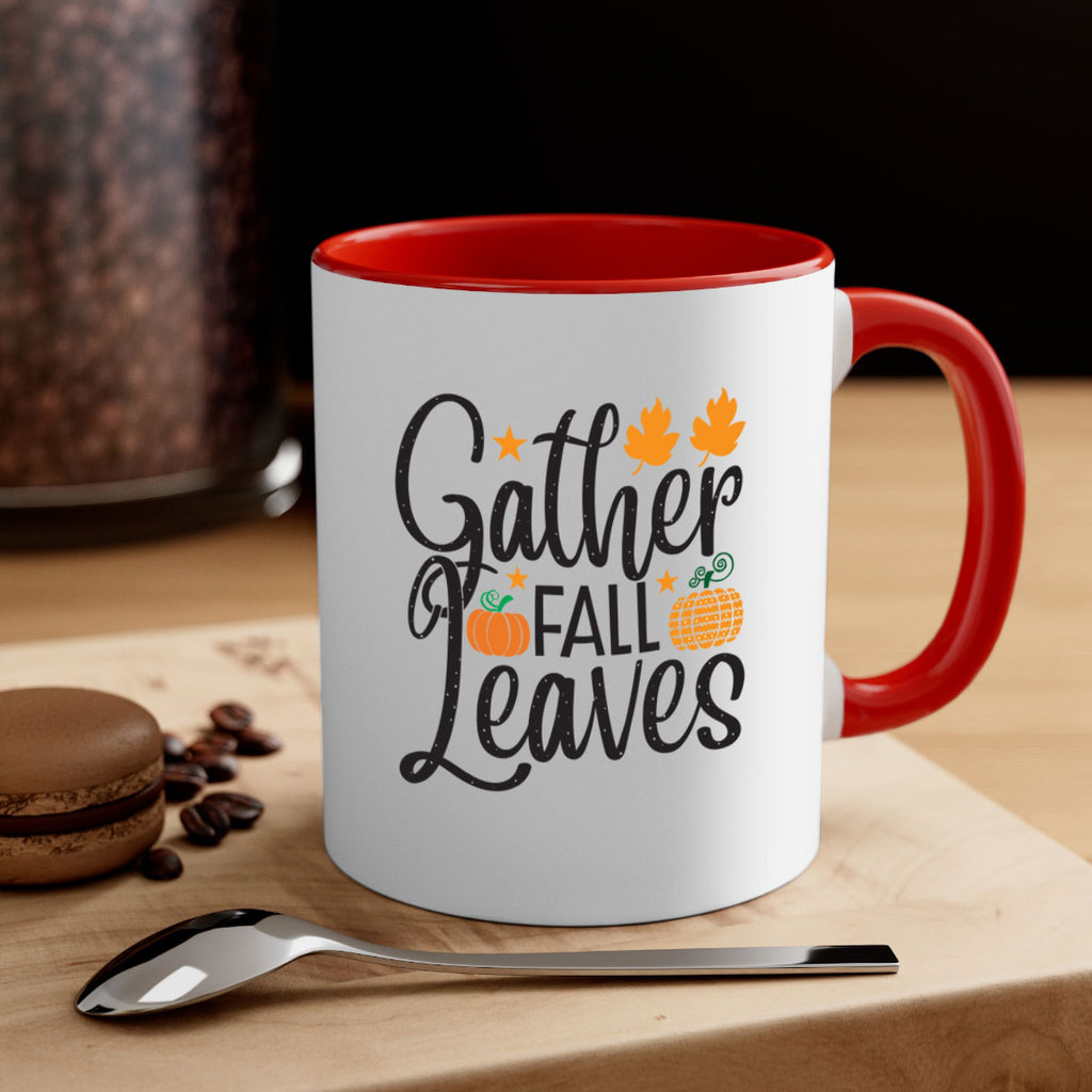 Gatherfallleaves 189#- fall-Mug / Coffee Cup