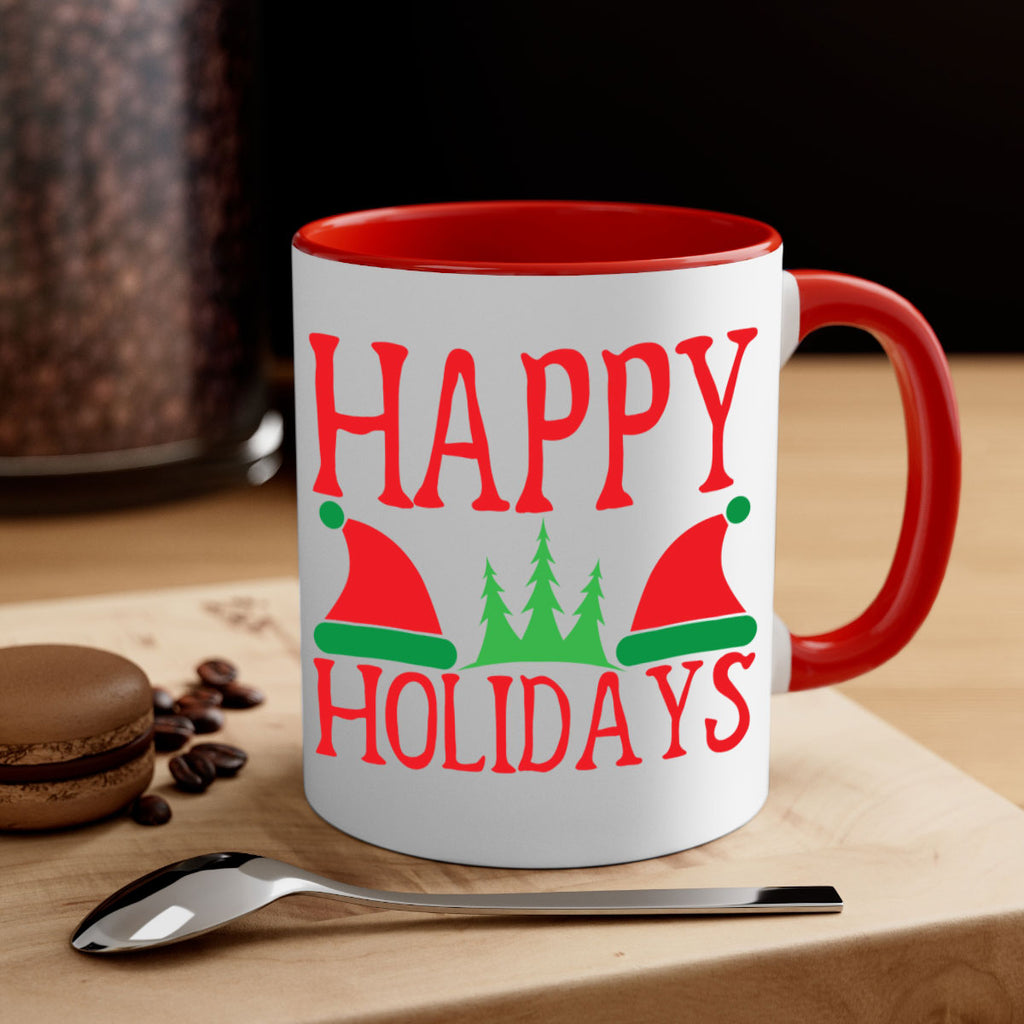 Happy Holidays 136#- winter-Mug / Coffee Cup