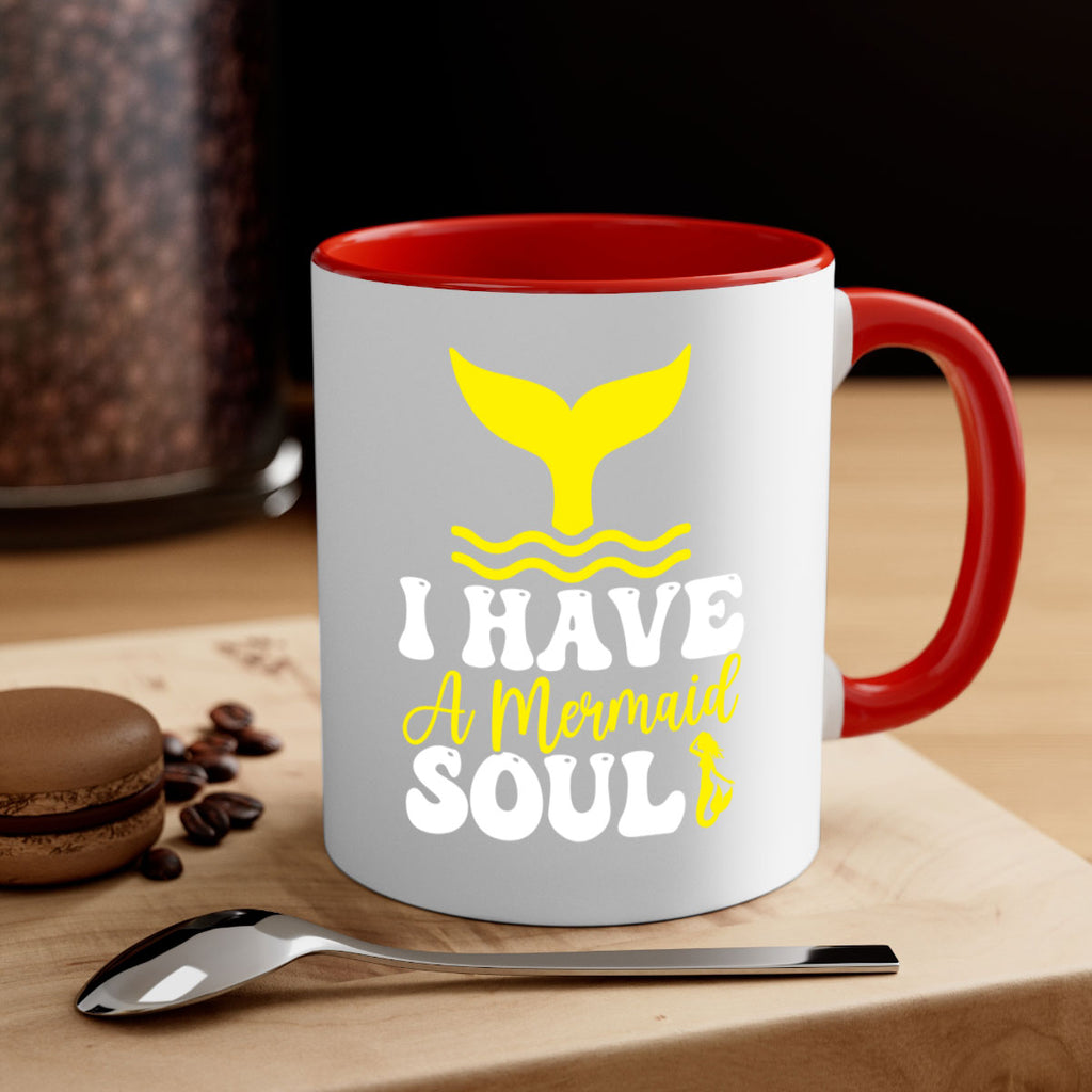 I Have a Mermaid Soul 206#- mermaid-Mug / Coffee Cup
