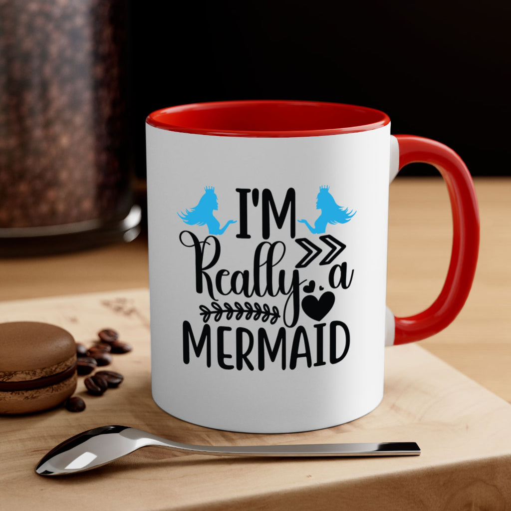 Im Really a Mermaid 262#- mermaid-Mug / Coffee Cup