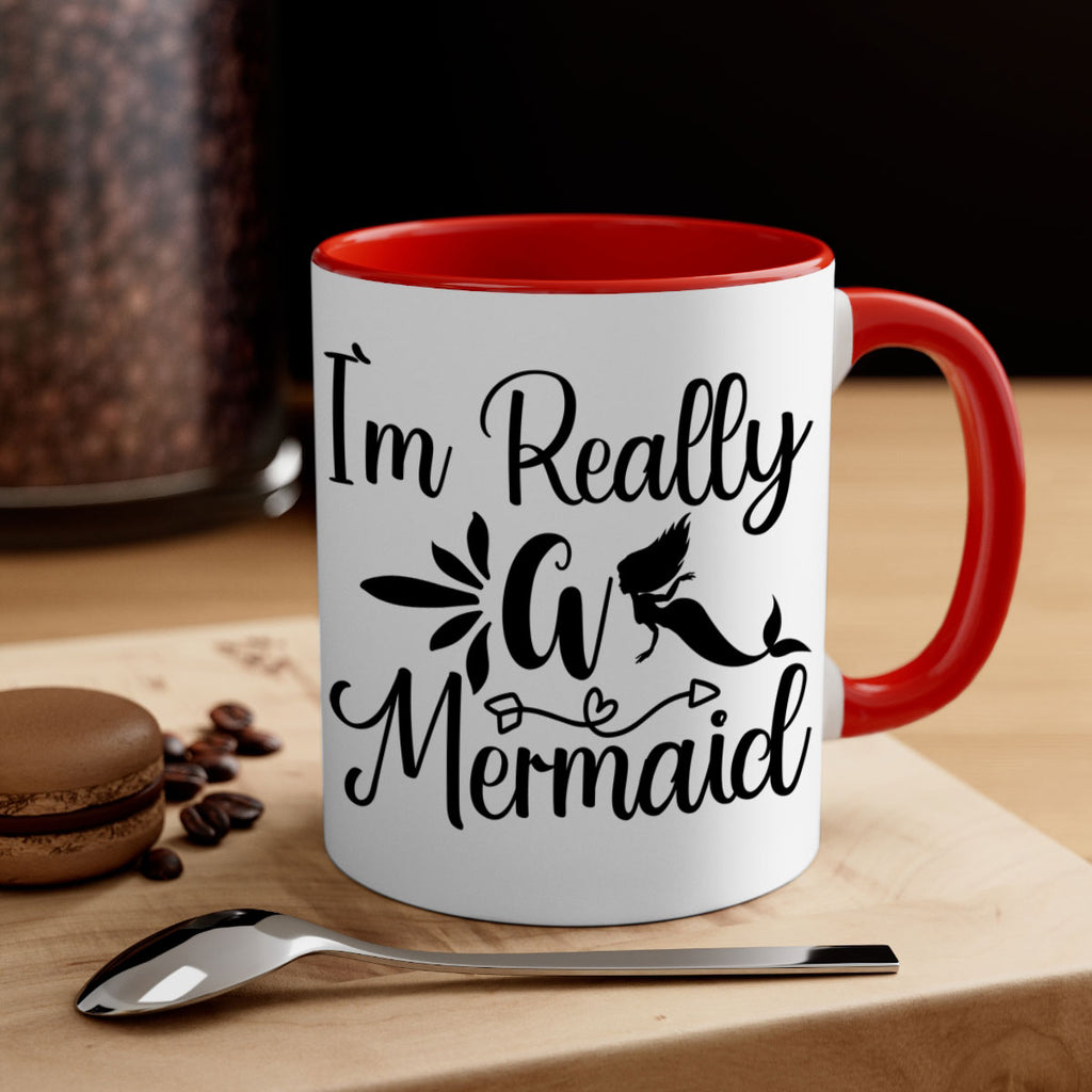 Im really a mermaid 261#- mermaid-Mug / Coffee Cup