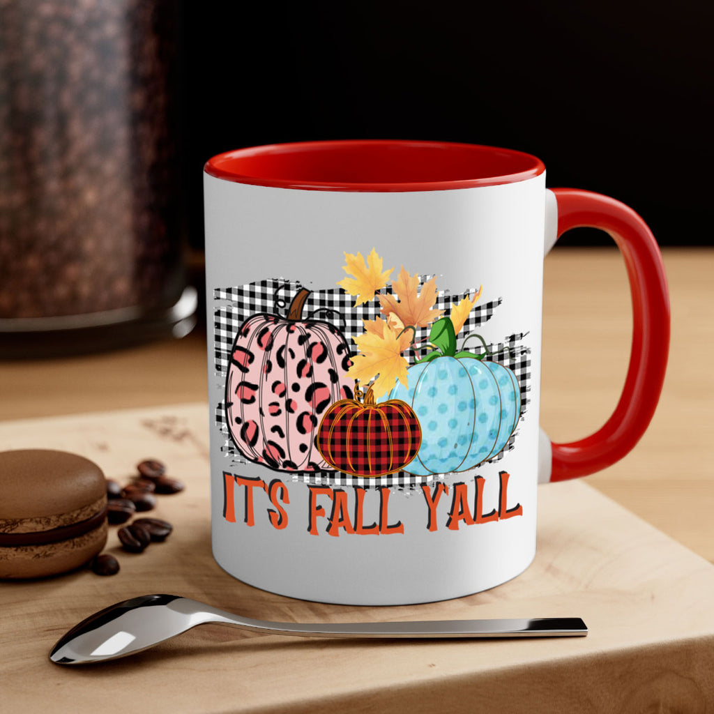 Its Fall Yall Design 371#- fall-Mug / Coffee Cup