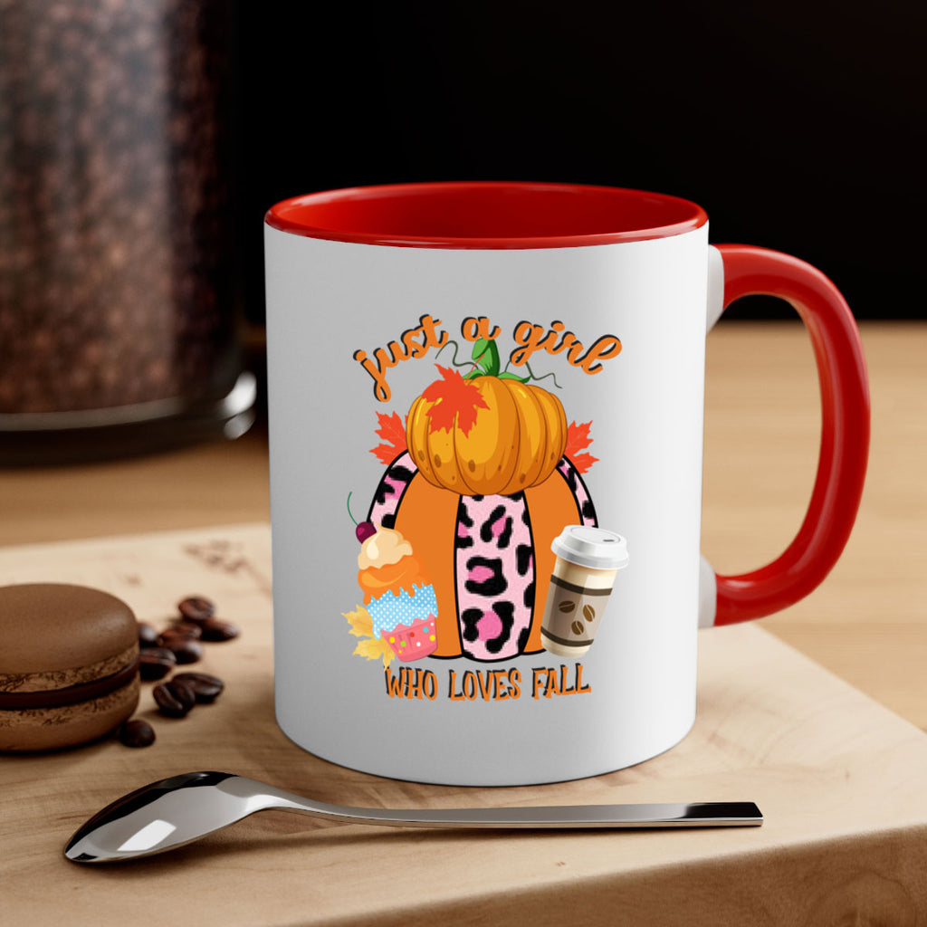 Just a Girl Who Loves Fall 383#- fall-Mug / Coffee Cup