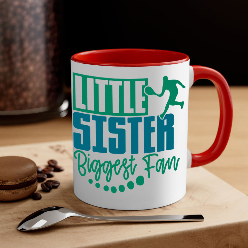 Little Sister Biggest Fan 859#- tennis-Mug / Coffee Cup