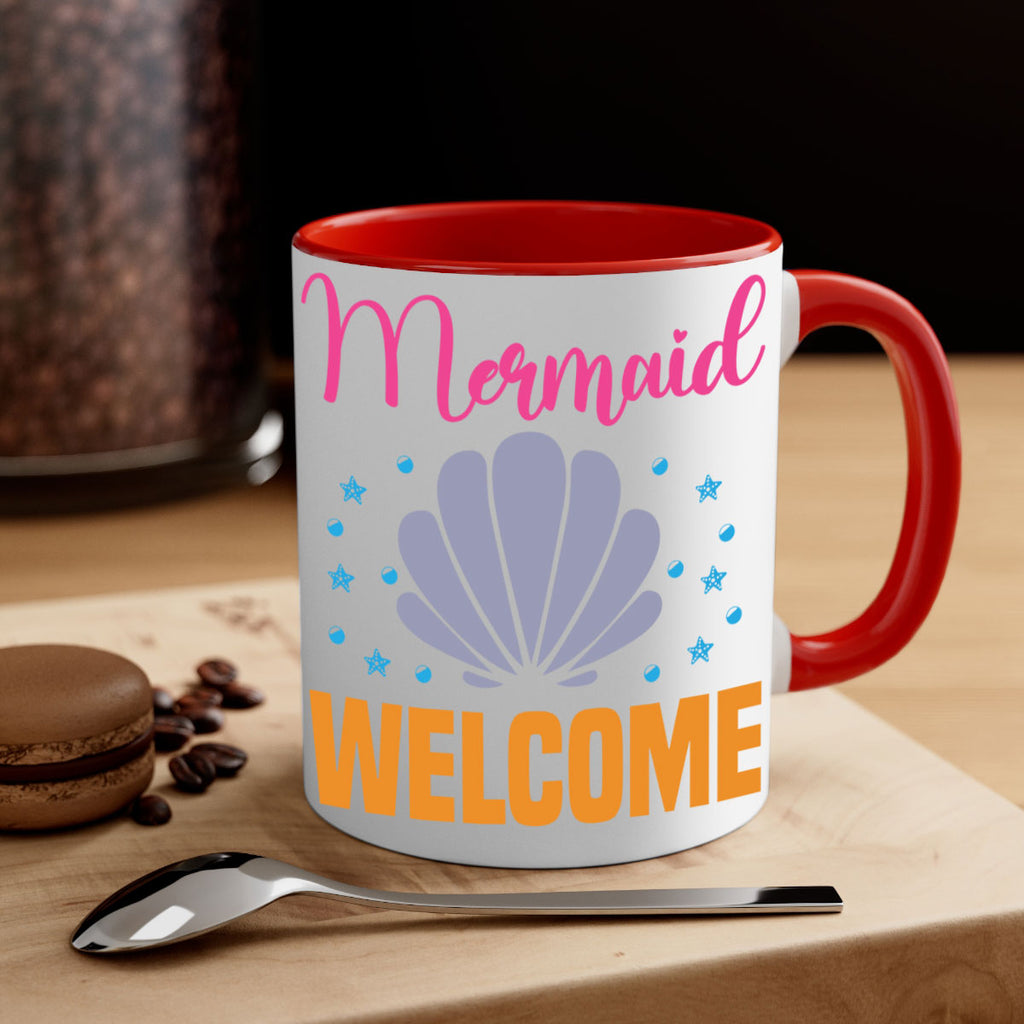 Mermaid Welcome Design 467#- mermaid-Mug / Coffee Cup