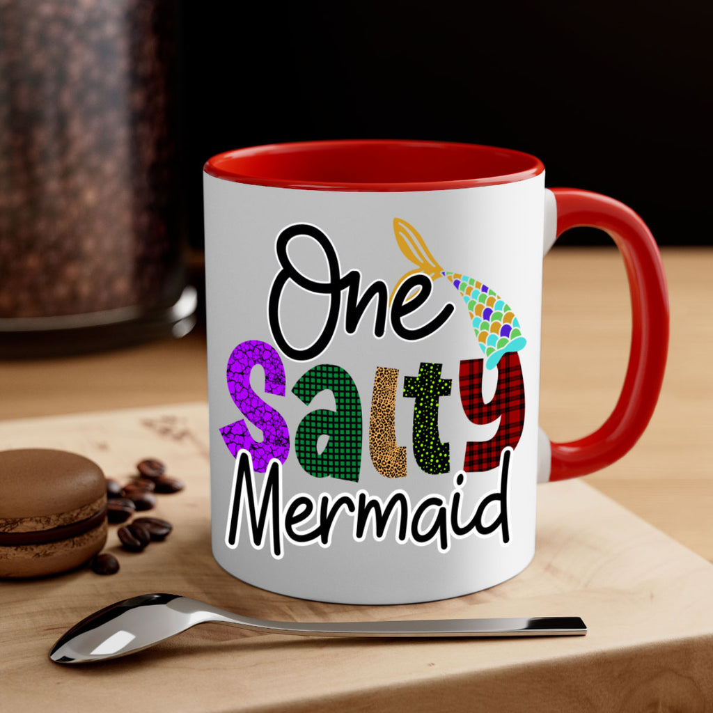 One Salty Mermaid 526#- mermaid-Mug / Coffee Cup