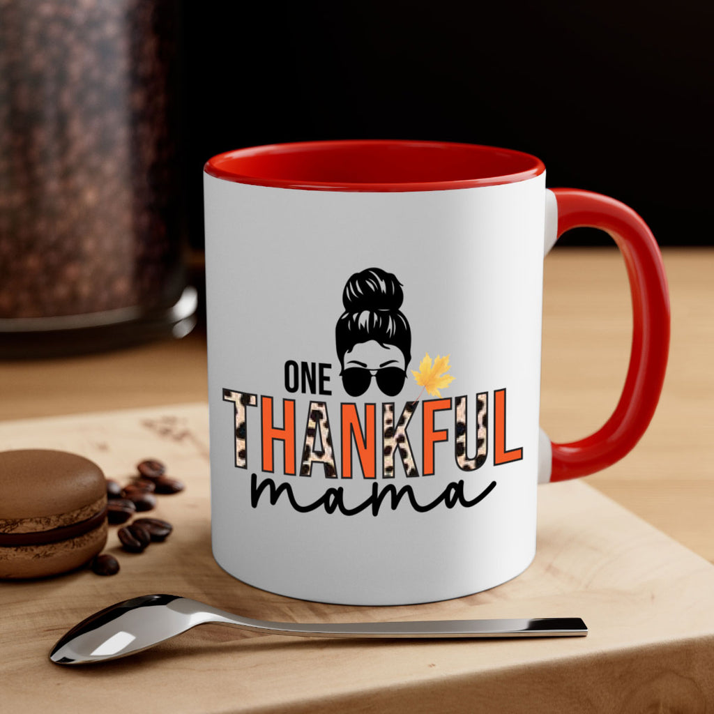 One thankful mama 463#- fall-Mug / Coffee Cup