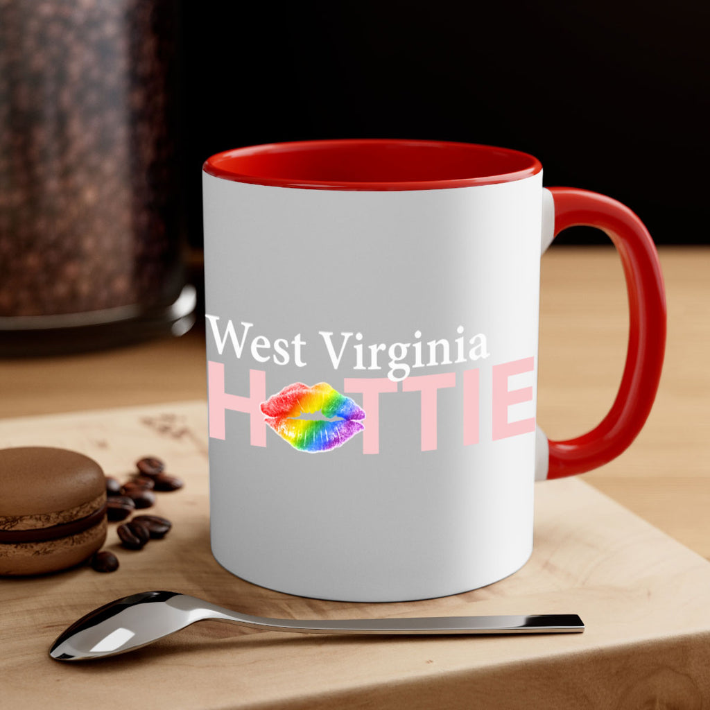 West Virginia Hottie with rainbow lips 99#- Hottie Collection-Mug / Coffee Cup