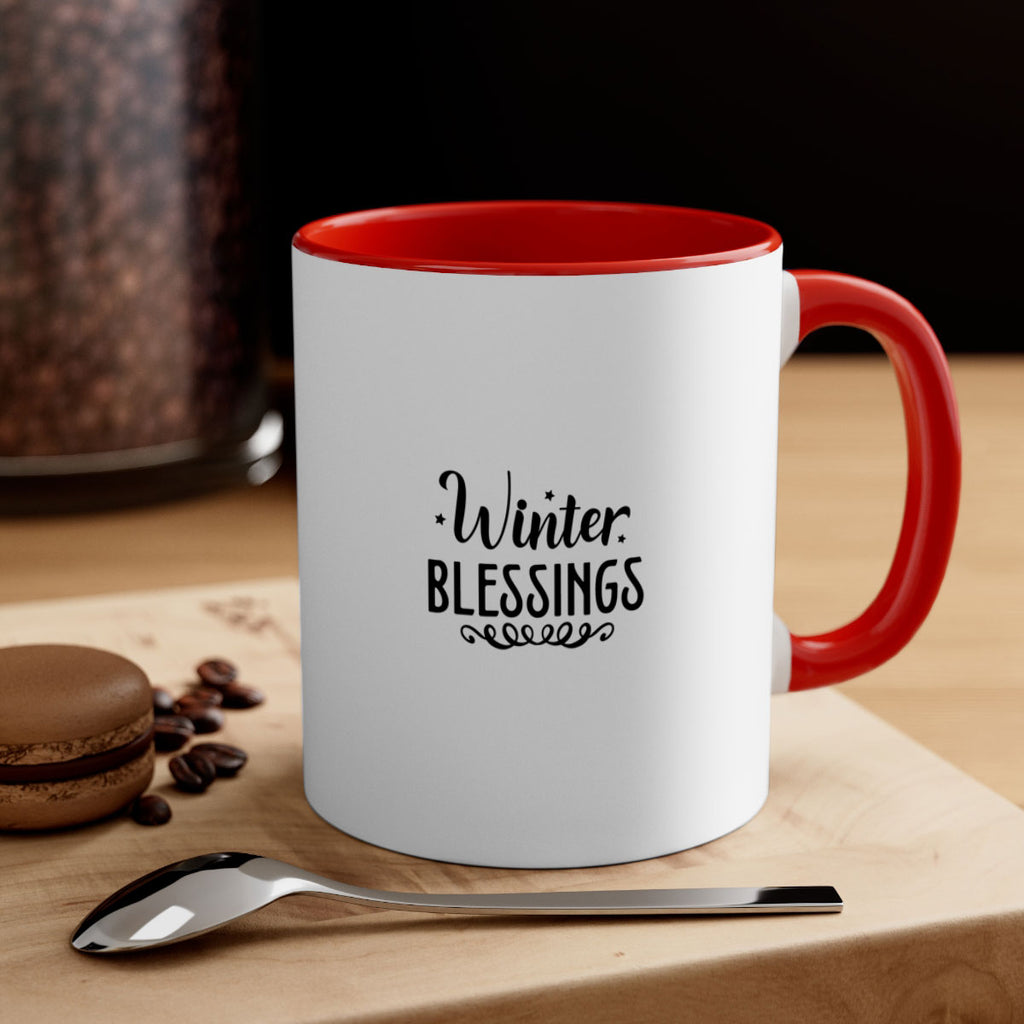 Winter Blessings 490#- winter-Mug / Coffee Cup