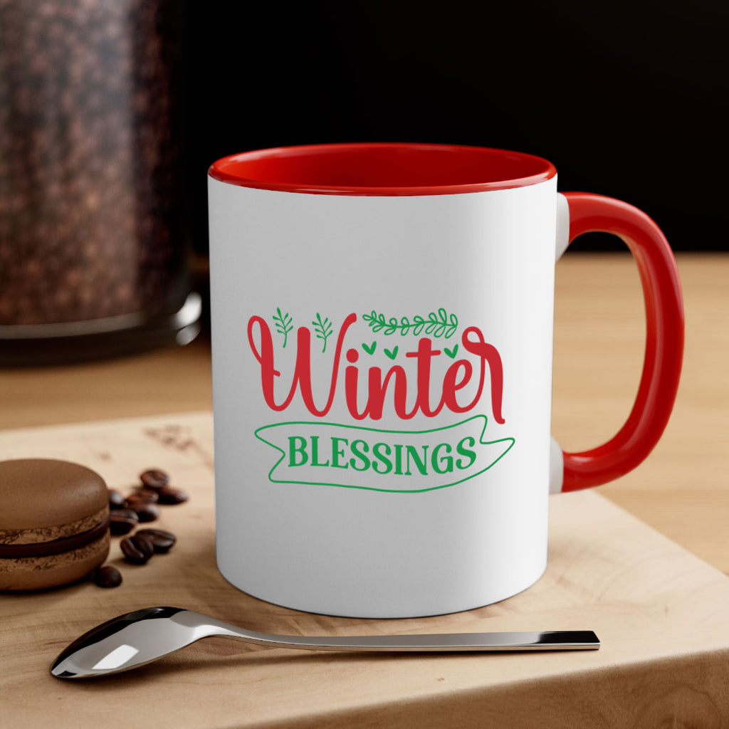 Winter Blessings 494#- winter-Mug / Coffee Cup