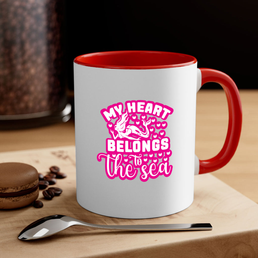 my heart belongs to the sea 515#- mermaid-Mug / Coffee Cup