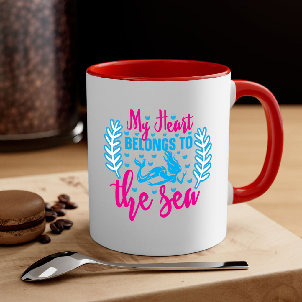 my heart belongs to the sea 516#- mermaid-Mug / Coffee Cup